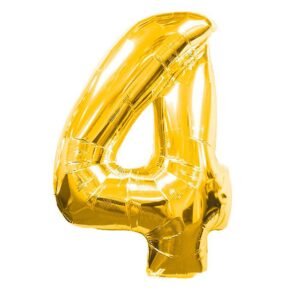 BALAO METALIZADO N.4 40CM DOURADO