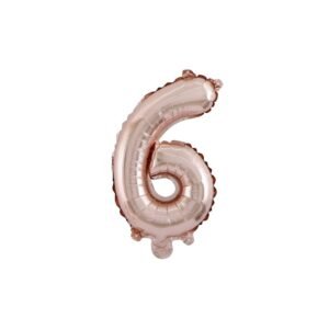 BALAO METALIZADO ROSE N.6 45" BRFESTAS