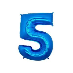 BALAO METAL AZUL N.5 110CM BRFESTAS