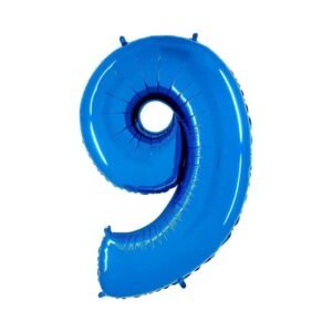 BALAO METAL AZUL N.9 110CM BRFESTAS