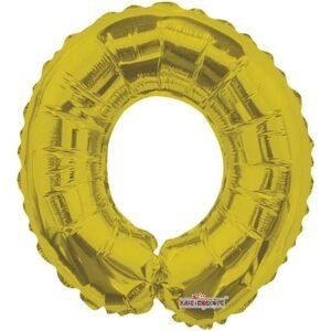 BALAO MET MINISHAPE LETRA O DOURADO REGINA