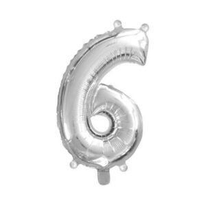 BALAO METAL PRATA N.6 110CM BRFESTAS