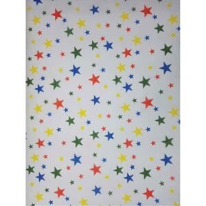 TNT ESTAMPADO ESTRELA COLORIDO P/METRO SUPPER