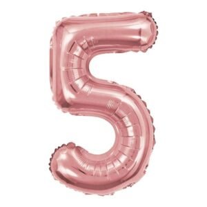 BALAO METAL N.5 40CM ROSE BALAO MANIA