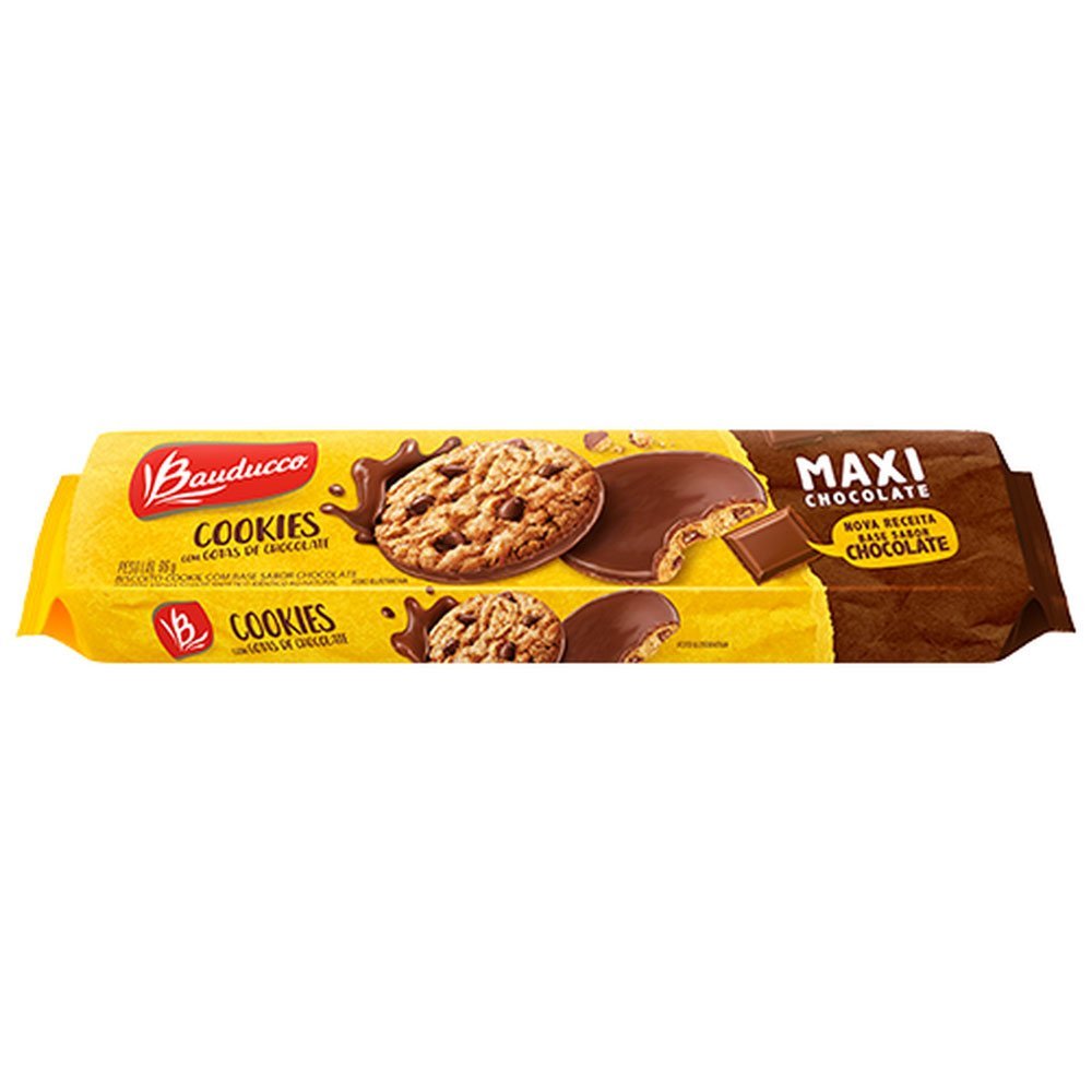 BISCOITO COOKIES MAXI CHOCOLATE 96GR BAUDUCCO