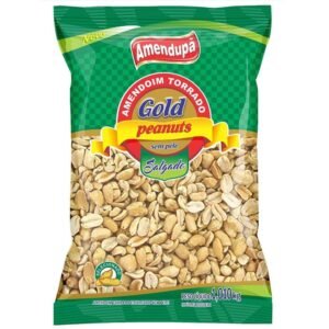 AMENDOIM TORRADO SALGADO S/PELE 1,010KG AMENDUPA