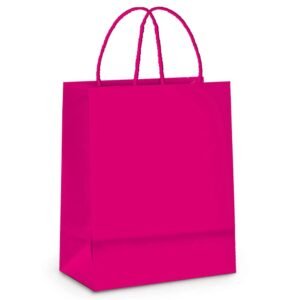 SACOLA PAPEL PINK P 21,5X15X8 CROMUS