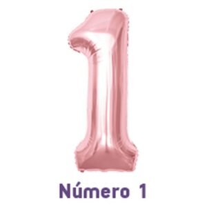 BALAO METAL N.1 ROSE GOLD 40CM MAKE+