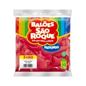 BALAO LISO N.5 ROSA PINK UN SAO ROQUE