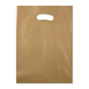 SACOLA BOCA PALHAÇO 35X45 DOURADA UN LELU