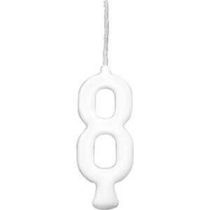 VELA PARABENS BRANCA N.8 REGINA