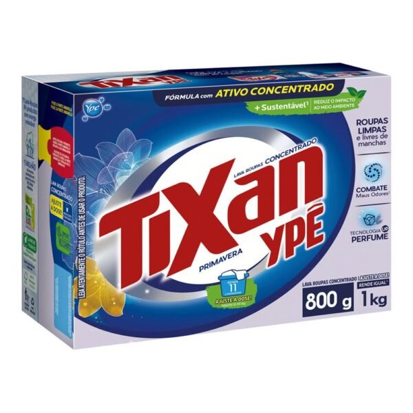 DETERGENTE EM PO PRIMAVERA 800G YPE TIXAN
