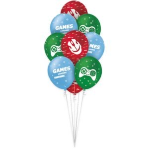 BALAO LATEX REDONDO N9 GAMES UN REGINA