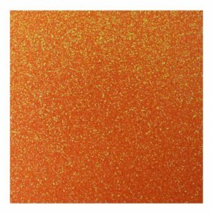 CARTOLINA EVA LISO LARANJA C/GLITER 2.0 40X60CM