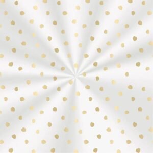 SACO ADESIVADO DEC DOTS OURO 12X18CM C/ABA 100UN CROMUS
