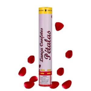 LANCA CONFETE PETALAS 30CM SILVER