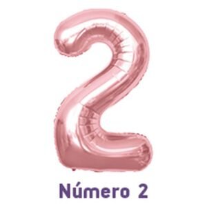 BALAO METAL N.2 ROSE GOLD 40CM MAKE+