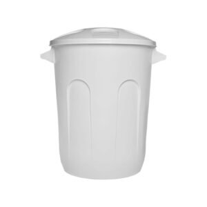 CESTO FECHADO BRANCO 30LT JAGUAR