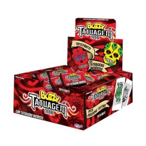 CHICLE BUZZY TATTOO TRIBAL TUTTI FRUTTI 90UN RICLAN