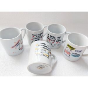 CANECA 280ML DECORADA FLORK UN
