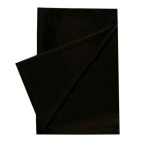 TOALHA PEROLIZADA 78X78CM PRETA 10UN