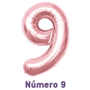 BALAO METAL N.9 ROSE GOLD 40CM MAKE+