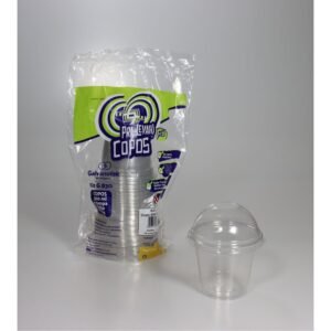 EMB PLAST SF G830 10UN COPO TAMPA BOLHA 300ML GALVANOTEK