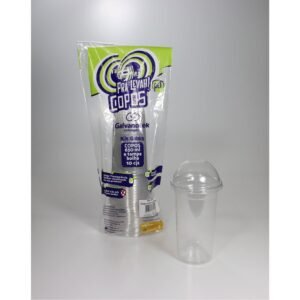 EMB PLAST SF G865 10UN COPO TAMPA BOLHA 650ML GALVANOTEK