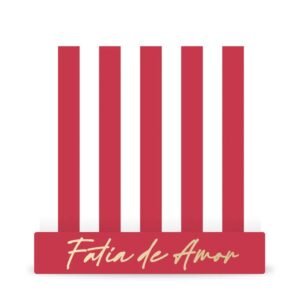 SLICE CAKE VERMELHO 11X12X2,5CM UN CROMUS