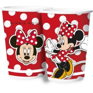 COPO PAPEL MINNIE MOUSE 180ML 12UN REGINA