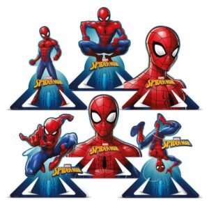 DECORACAO DE MESA SPIDER MAN 6UN REGINA