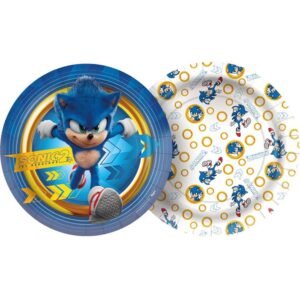 PRATO PAPEL 18CM SONIC 12UN REGINA