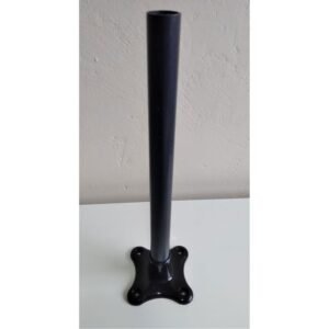 BASE RETA PRETA P/ SUPORTE FUNDO ESTRELA C/HASTE 30CM