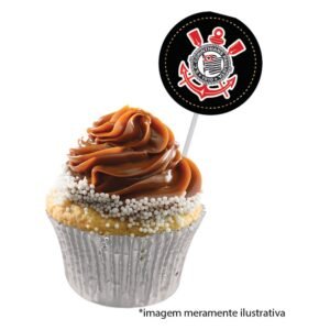 BANDEIRINHA PARA DOCINHOS CORINTHIANS 08UN FESTCOLOR