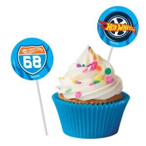 BANDEIRINHA PARA DOCINHOS HOT WHEELS 08UN FESTCOLOR