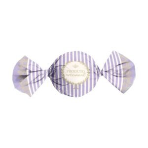 EMBALAGEM P/TRUFA CANDY LILAS 100UN CROMUS