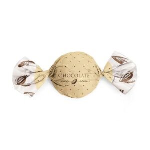 EMBALAGEM P/TRUFA CACAU OURO 100UN CROMUS