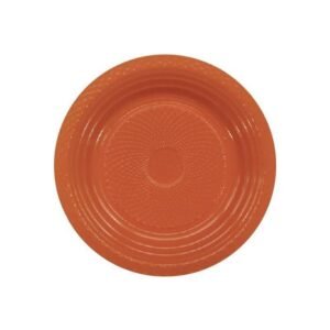 PRATO PR15CM LARANJA 10UN FORFEST