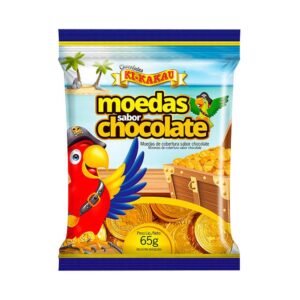 SACHE MOEDAS CHOC AO LEITE 65GR KIKAKAU