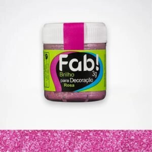 BRILHO DECORACAO ROSA 3G FAB