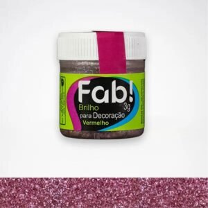BRILHO DECORACAO VERMELHO 3G FAB