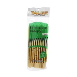 ESPETO DE BAMBU 18CM 50UN TALGE