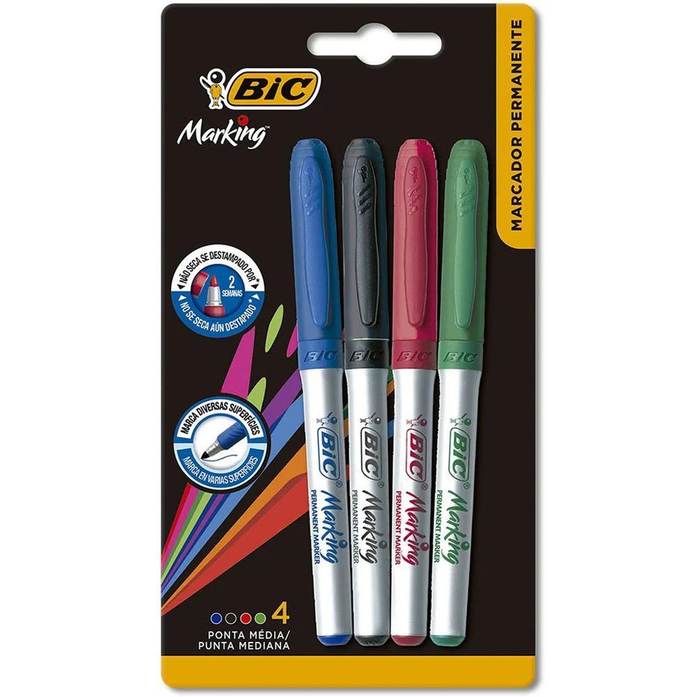 PINCEL MARC PERMANENTE INTENSITY 1.1MM 4UN BIC