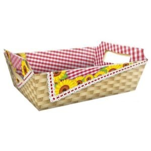CESTA PQ ARRAIA GIRASSOL 15,2X22,3X9,5CM UN KAIXOTE