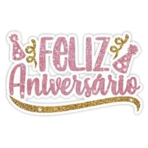 PAINEL LETREIRO GLITTER ROSE GOLD UN PIFFER