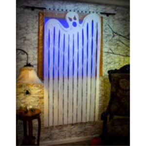 PAINEL FANTASMA BRANCO HALLOWEEN 1,93MX97CM BRFESTAS