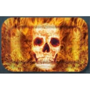 BANDEJA PAPEL CAVEIRA FLAMEJANTE KAIXOTE