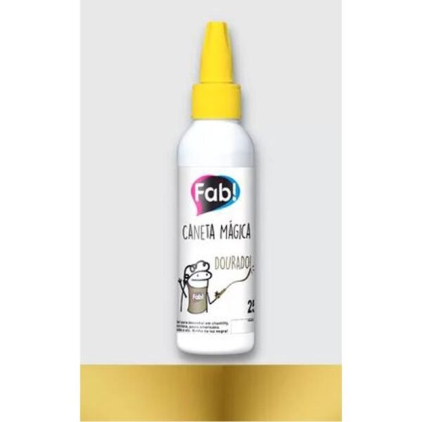CORANTE GEL CANETA DOURADO 60G FAB