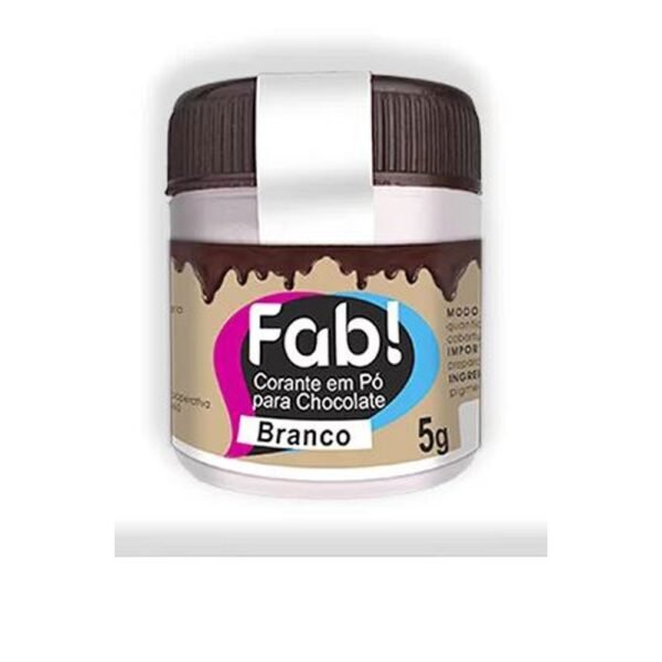 CORANTE PO P/CHOCOLATE BRANCO 5G FAB