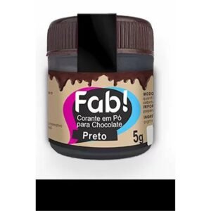 CORANTE PO P/CHOCOLATE PRETO 5G FAB